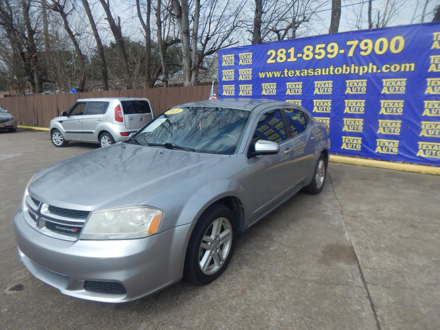 2013 Dodge Avenger SXT (1C3CDZCB8DN) with an 2.4L L4 DOHC 16V engine, 6-Speed Automatic transmission, located at 16710 Clay Rd., Houston, TX, 77084, (281) 859-7900, 0.000000, 0.000000 - Low Donw. Low Payments. - Photo#2