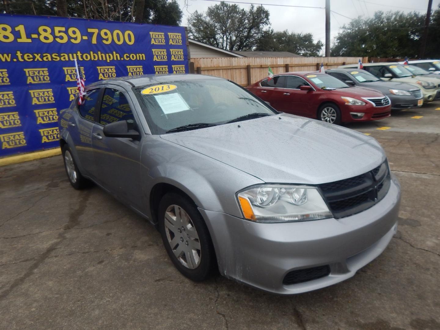 2013 Dodge Avenger Base (1C3CDZAB7DN) with an 2.4L L4 DOHC 16V engine, 4-Speed Automatic transmission, located at 16710 Clay Rd., Houston, TX, 77084, (281) 859-7900, 0.000000, 0.000000 - Low Donw. Low Payments. - Photo#3