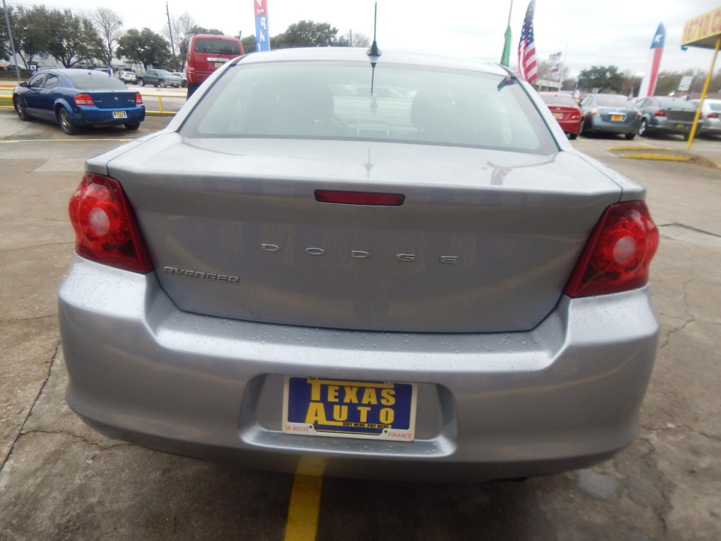 2013 Dodge Avenger Base (1C3CDZAB7DN) with an 2.4L L4 DOHC 16V engine, 4-Speed Automatic transmission, located at 16710 Clay Rd., Houston, TX, 77084, (281) 859-7900, 0.000000, 0.000000 - Low Donw. Low Payments. - Photo#5