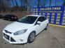 2012 WHITE Ford Focus SE Sedan (1FAHP3F26CL) with an 2.0L L4 DOHC 16V engine, located at 16710 Clay Rd., Houston, TX, 77084, (281) 859-7900, 0.000000, 0.000000 - Low Down. Low Payments. - Photo#2