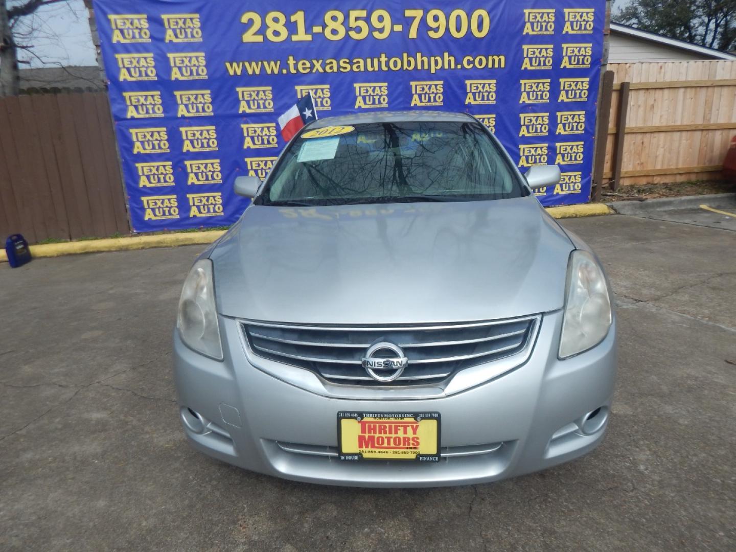 2012 SILVER NISSAN ALTIMA 2.5 S (1N4AL2APXCC) with an 2.5L L4 DOHC 16V engine, CVT OR 6-SPEED MANUAL transmission, located at 16710 Clay Rd., Houston, TX, 77084, (281) 859-7900, 0.000000, 0.000000 - Low Donw. Low Payments. - Photo#1