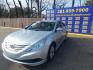 2014 GRAY Hyundai Sonata GLS (5NPEB4AC3EH) with an 2.4L L4 DOHC 16V engine, 6-Speed Automatic transmission, located at 16710 Clay Rd., Houston, TX, 77084, (281) 859-7900, 0.000000, 0.000000 - Low Down. Low Payments. - Photo#2