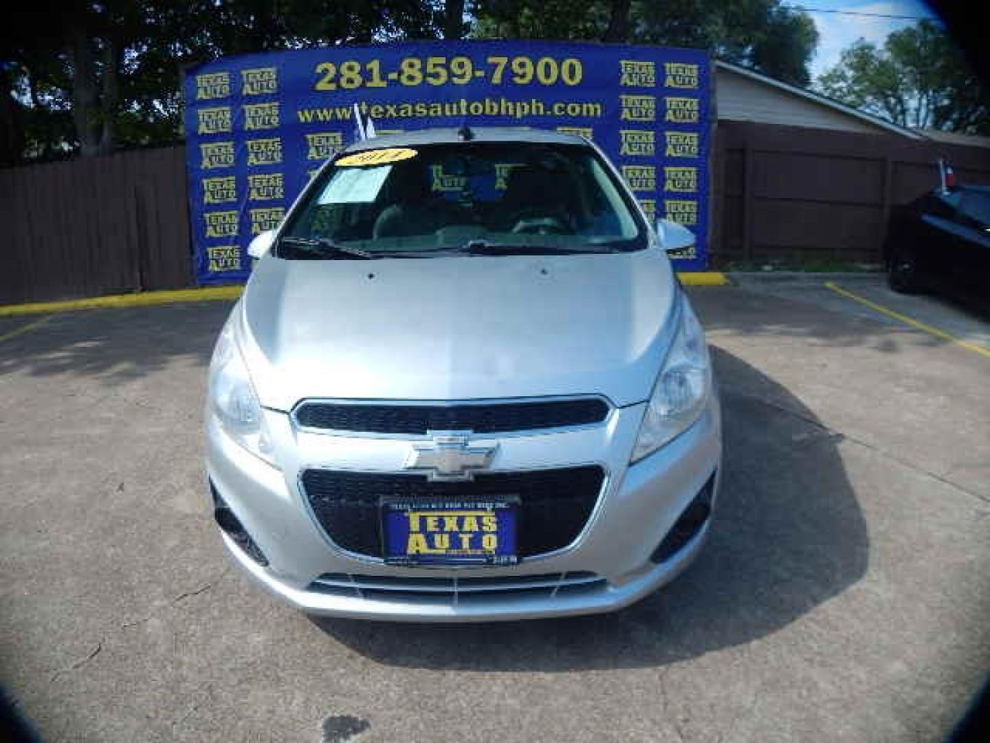 2014 GRAY Chevrolet Spark LS Auto (KL8CB6S94EC) with an 1.2L L4 16V DOHC engine, Continuously Variable Transmission transmission, located at 16710 Clay Rd., Houston, TX, 77084, (281) 859-7900, 0.000000, 0.000000 - Low Down. Low Payments. - Photo#1