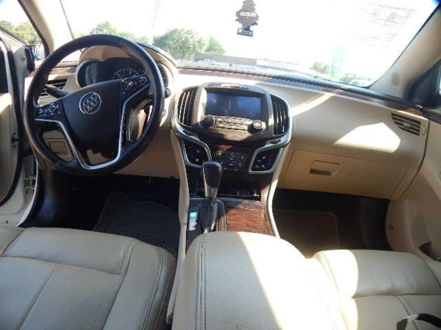 2014 WHITE Buick LaCrosse Premium Package 1, w/Leather (1G4GD5G31EF) with an 3.6L V6 DOHC 24V FFV engine, 6-Speed Automatic transmission, located at 16710 Clay Rd., Houston, TX, 77084, (281) 859-7900, 0.000000, 0.000000 - Low Down. Low Payments. - Photo#8