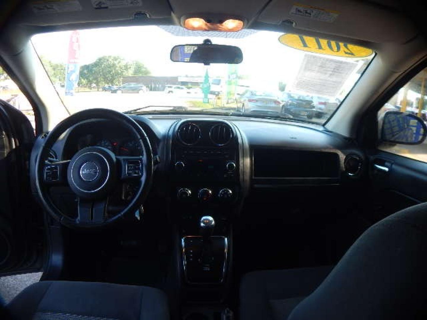 2011 GRAY Jeep Compass Sport 4WD (1J4NF1FBXBD) with an 2.4L L4 DOHC 16V engine, located at 16710 Clay Rd., Houston, TX, 77084, (281) 859-7900, 0.000000, 0.000000 - Low Down. Low Payments. - Photo#8