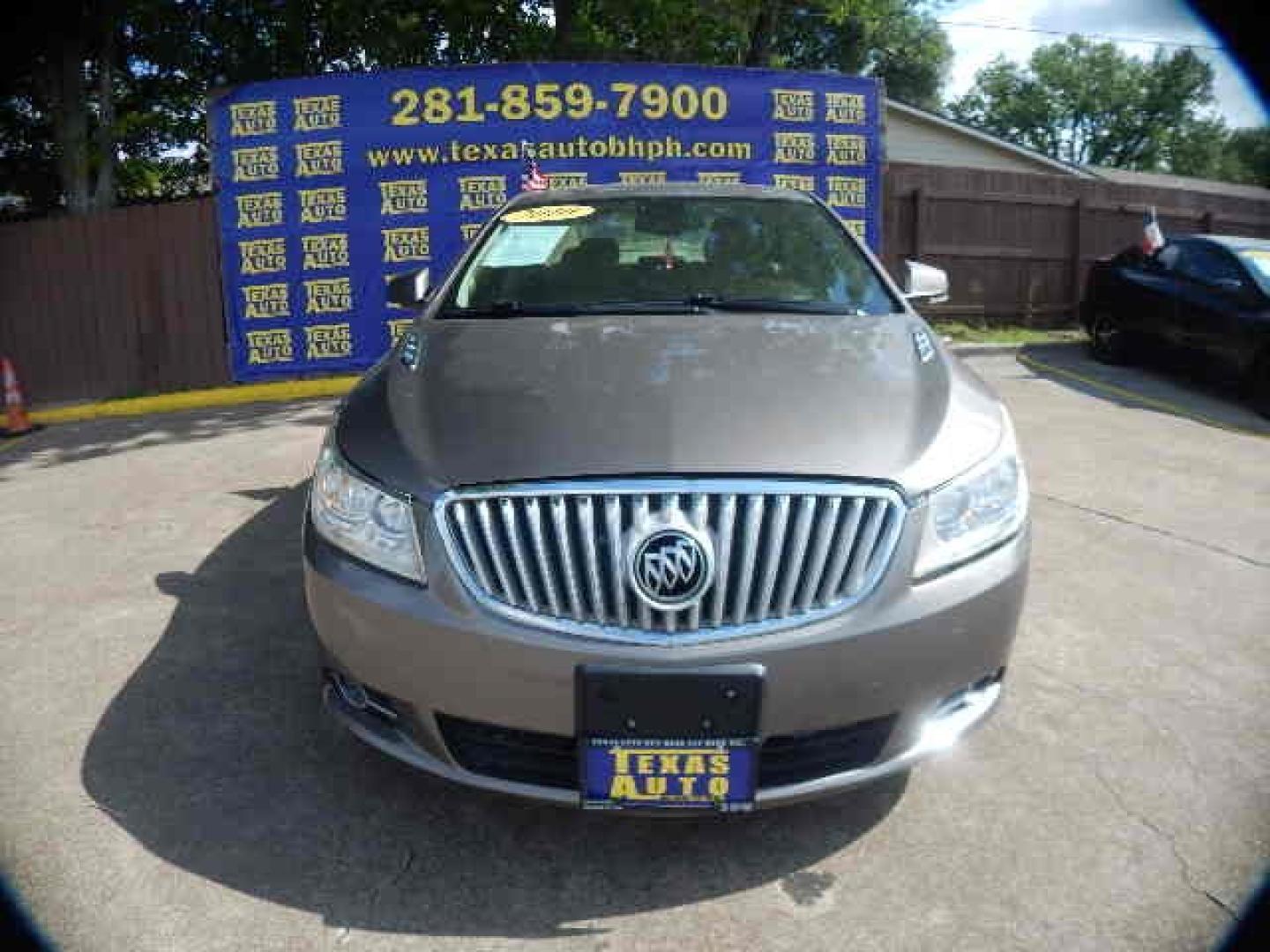 2010 GOLD Buick LaCrosse CXS (1G4GE5EV4AF) with an 3.6L V6 DOHC 24V engine, 6-Speed Automatic Overdrive transmission, located at 16710 Clay Rd., Houston, TX, 77084, (281) 859-7900, 0.000000, 0.000000 - Low Down. Low Payments. - Photo#1