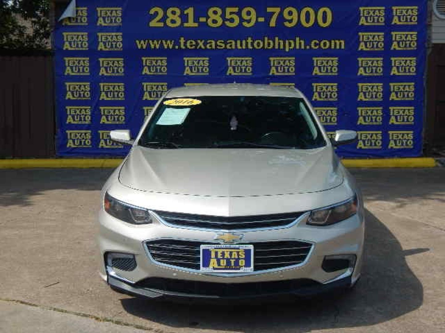 2016 GOLD Chevrolet Malibu 1LT (1G1ZE5ST4GF) with an 1.5L L4 DOHC 16V engine, 6A transmission, located at 16710 Clay Rd., Houston, TX, 77084, (281) 859-7900, 0.000000, 0.000000 - Low Down. Low Payments. - Photo#1