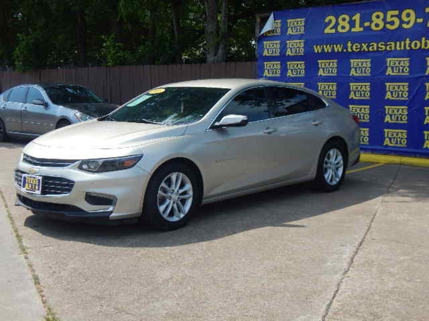 2016 GOLD Chevrolet Malibu 1LT (1G1ZE5ST4GF) with an 1.5L L4 DOHC 16V engine, 6A transmission, located at 16710 Clay Rd., Houston, TX, 77084, (281) 859-7900, 0.000000, 0.000000 - Low Down. Low Payments. - Photo#2