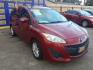 2014 RED MAZDA MAZDA5 Sport AT (JM1CW2BL6E0) with an 2.5L L4 DOHC 16V engine, 5-SPEED AUTOMATIC transmission, located at 16710 Clay Rd., Houston, TX, 77084, (281) 859-7900, 0.000000, 0.000000 - Low Donw. Low Payments. - Photo#3