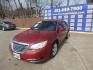 2014 RED CHRYSLER 200 LX (1C3CCBAB7EN) with an 2.4L L4 DOHC 16V engine, 6-SPEED AUTOMATIC transmission, located at 16710 Clay Rd., Houston, TX, 77084, (281) 859-7900, 0.000000, 0.000000 - Low Donw. Low Payments. - Photo#2