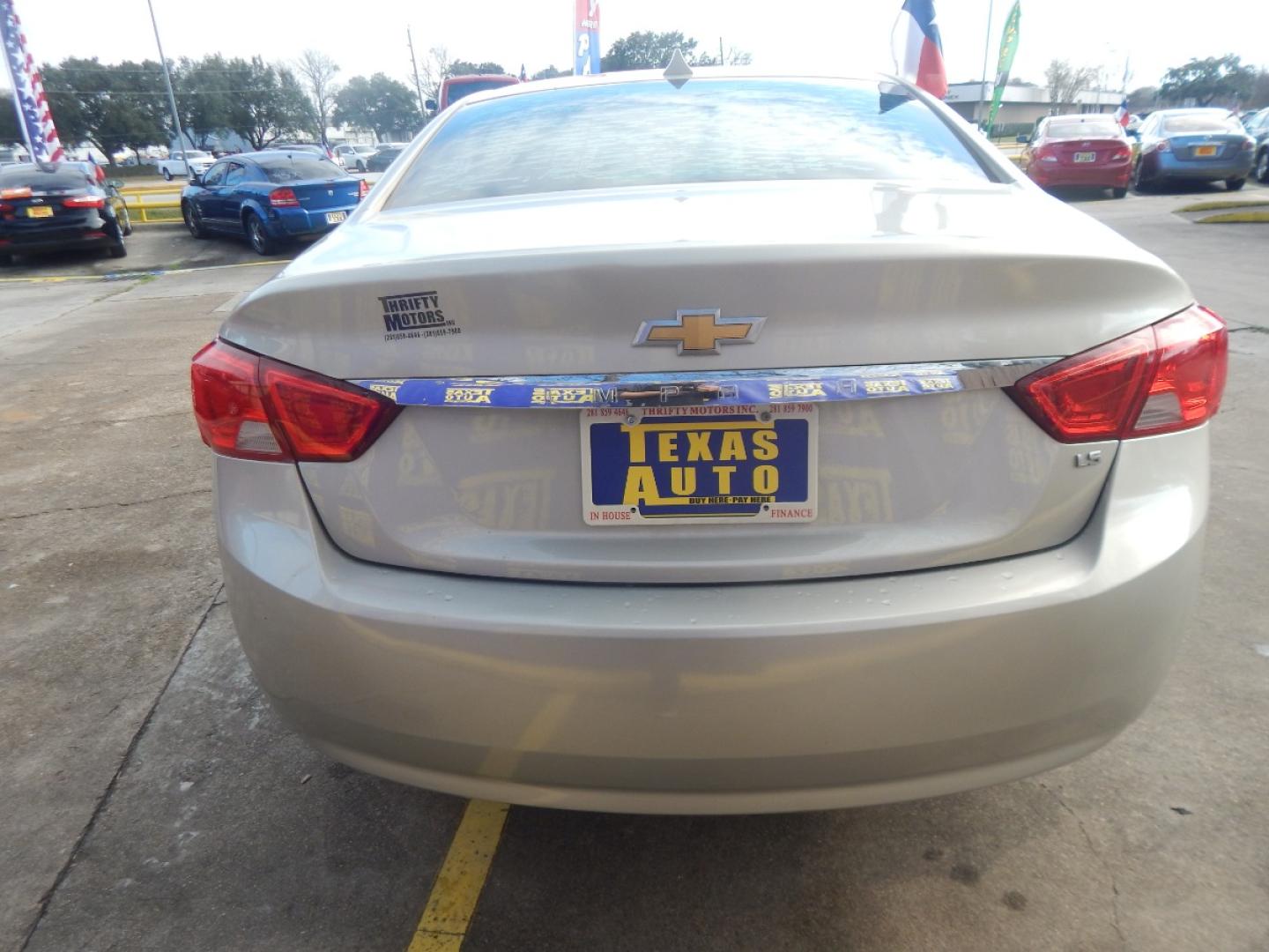 2014 GOLD CHEVROLET IMPALA LS (2G11Y5SL5E9) with an 2.5L L4 DOHC 16V engine, 6-SPEED AUTOMATIC transmission, located at 16710 Clay Rd., Houston, TX, 77084, (281) 859-7900, 0.000000, 0.000000 - Low Donw. Low Payments. - Photo#5