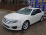 2012 WHITE FORD FUSION S (3FAHP0GA2CR) with an 2.5L L4 DOHC 16V engine, 5-SPEED AUTOMATIC OR 5-SPEED MANUAL transmission, located at 16710 Clay Rd., Houston, TX, 77084, (281) 859-7900, 0.000000, 0.000000 - Low Donw. Low Payments. - Photo#3