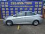 2013 SILVER HYUNDAI ACCENT GLS 4-Door (KMHCT4AE8DU) with an 1.6L L4 DOHC 16V engine, AUTOMATIC transmission, located at 16710 Clay Rd., Houston, TX, 77084, (281) 859-7900, 0.000000, 0.000000 - Low Donw. Low Payments. - Photo#0