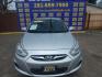 2013 SILVER HYUNDAI ACCENT GLS 4-Door (KMHCT4AE8DU) with an 1.6L L4 DOHC 16V engine, AUTOMATIC transmission, located at 16710 Clay Rd., Houston, TX, 77084, (281) 859-7900, 0.000000, 0.000000 - Low Donw. Low Payments. - Photo#1