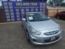 2013 SILVER HYUNDAI ACCENT GLS 4-Door (KMHCT4AE8DU) with an 1.6L L4 DOHC 16V engine, AUTOMATIC transmission, located at 16710 Clay Rd., Houston, TX, 77084, (281) 859-7900, 0.000000, 0.000000 - Low Donw. Low Payments. - Photo#3