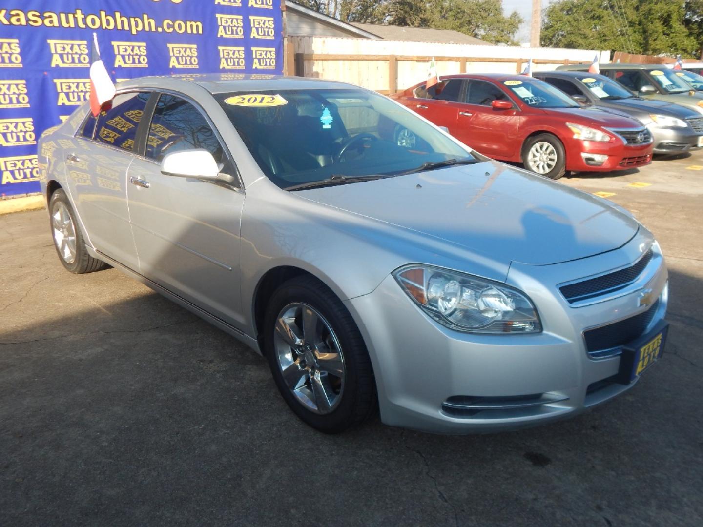 2012 SILVER CHEVROLET MALIBU 2LT (1G1ZD5EU6CF) with an 2.4L L4 DOHC 16V FFV engine, 6-SPEED AUTOMATIC transmission, located at 16710 Clay Rd., Houston, TX, 77084, (281) 859-7900, 0.000000, 0.000000 - Low Donw. Low Payments. - Photo#3