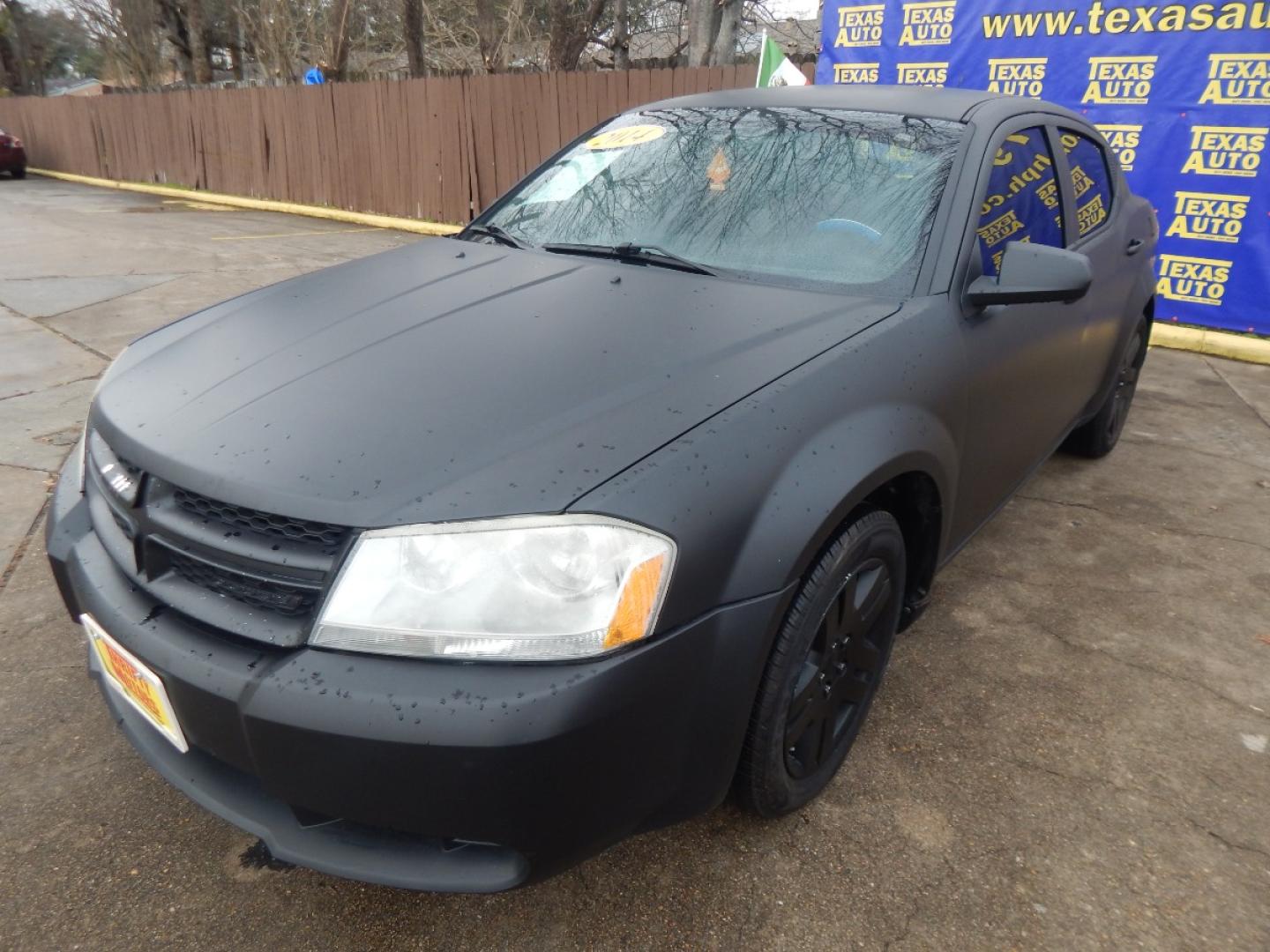 2014 BLACK DODGE AVENGER SE (1C3CDZAB9EN) with an 2.4L L4 DOHC 16V engine, 4-SPEED AUTOMATIC transmission, located at 16710 Clay Rd., Houston, TX, 77084, (281) 859-7900, 0.000000, 0.000000 - Low Donw. Low Payments. - Photo#2