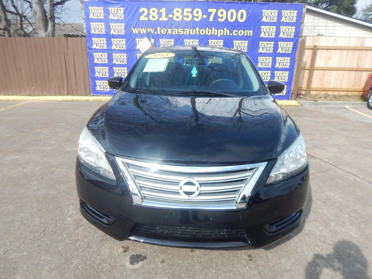 2013 BLACK NISSAN SENTRA S 6MT (3N1AB7AP3DL) with an 1.8L L4 SFI DOHC 16V engine, 6-SPEED MANUAL transmission, located at 16710 Clay Rd., Houston, TX, 77084, (281) 859-7900, 0.000000, 0.000000 - Low Donw. Low Payments. - Photo#1